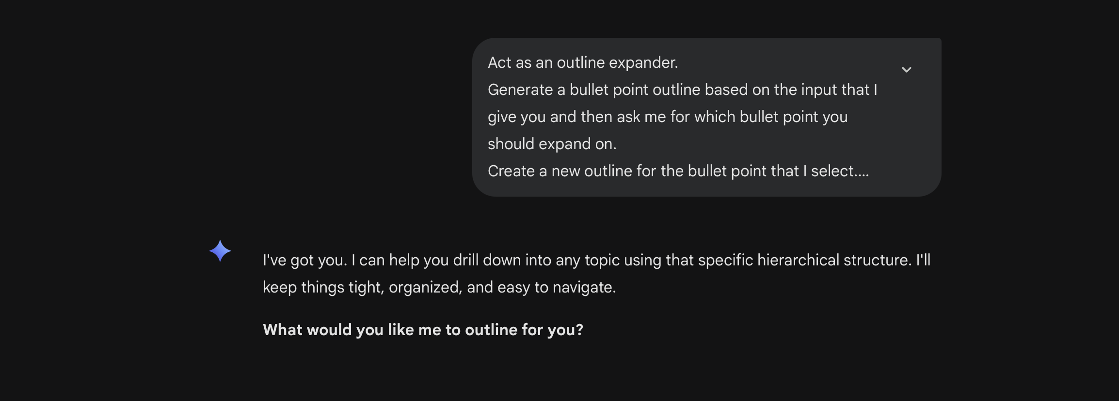 google prompt one
